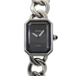 CHANEL Premiere Women's Watch, Size M, H0452, Black Quartz Movement
